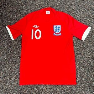England #10 Wayne Rooney 2010 FIFA World Cup (South Africa) Jersey